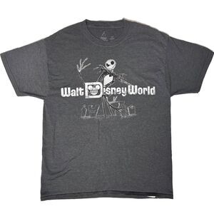 Disney Parks Walt Disney World Skellington Nightmare Before Christmas T-Shirt L
